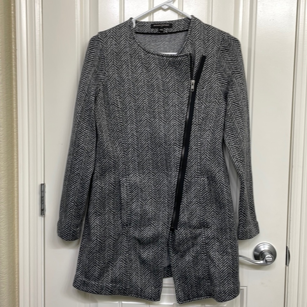 Banana republic diagonal fleece jacket SZ XS